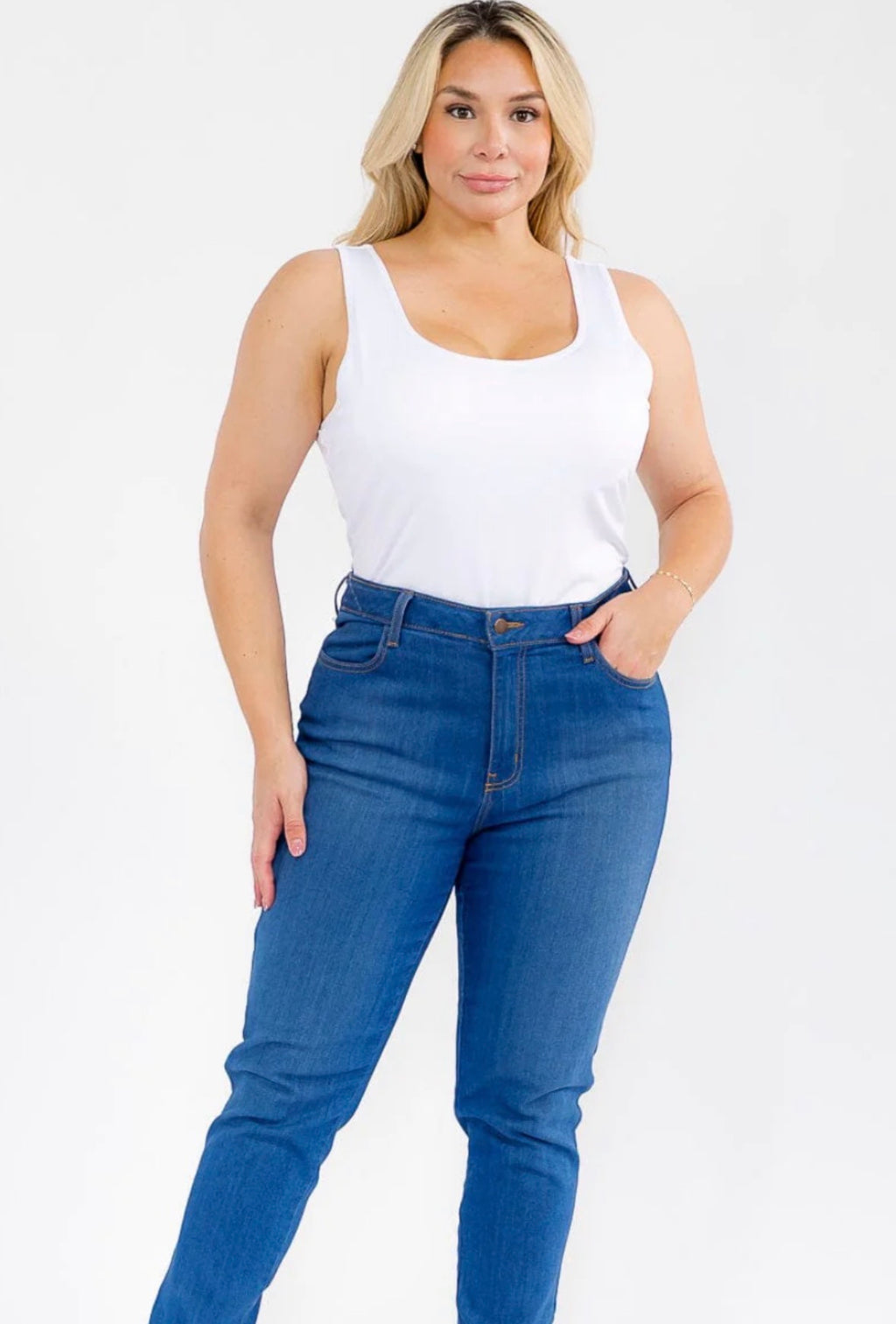 White Body Suit Tank