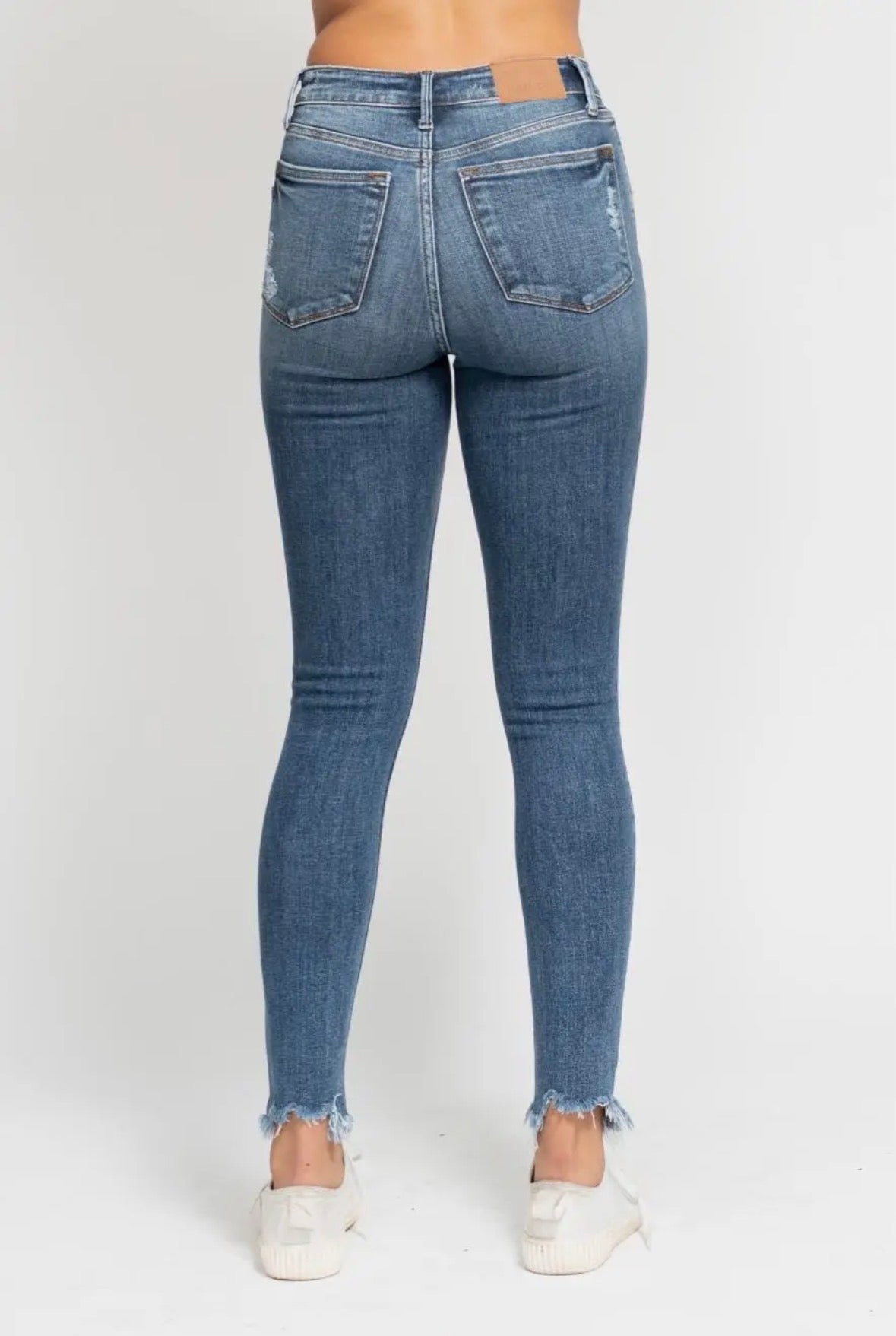 Judy Blue Fringe Cut Jeans