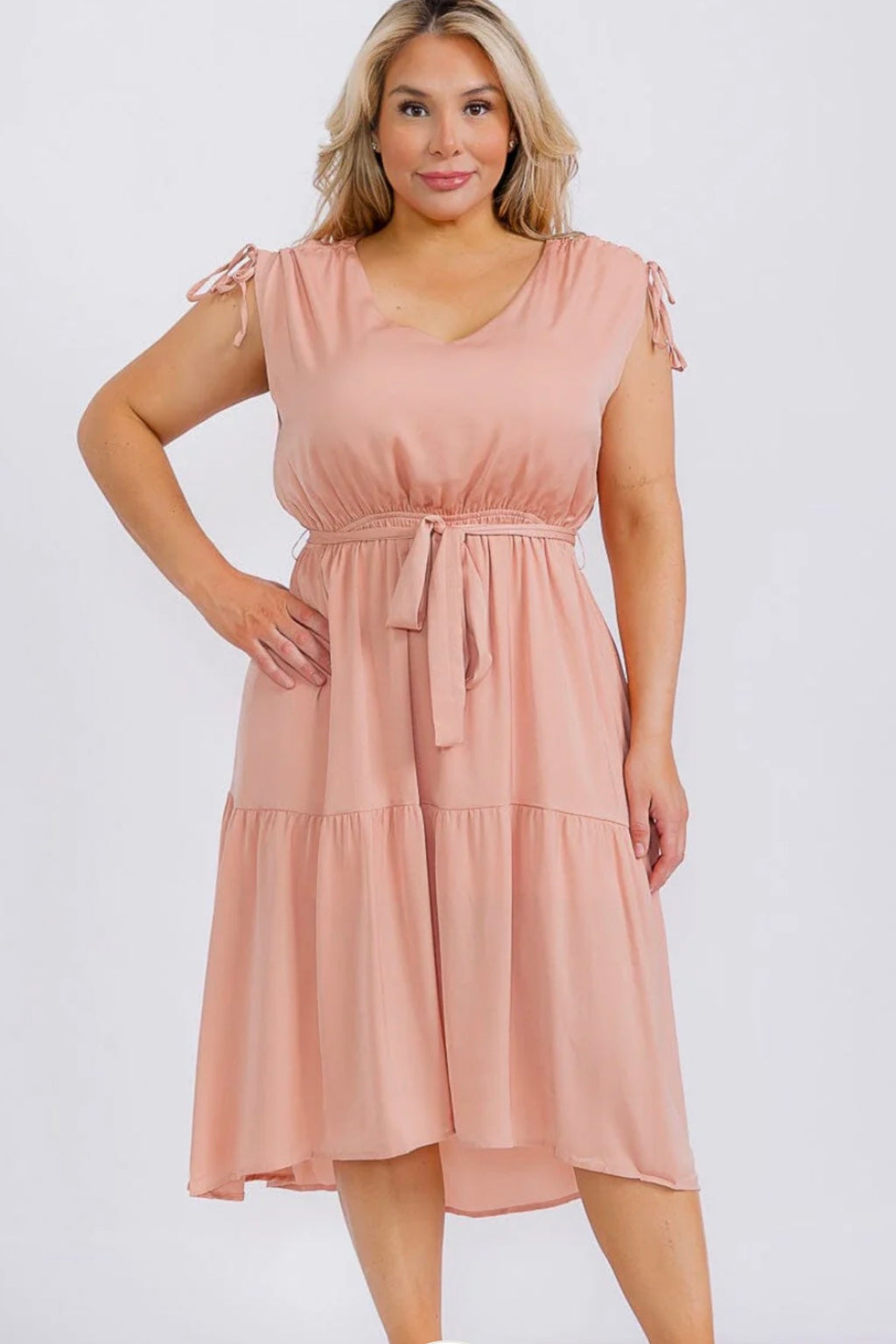 Peach Dress