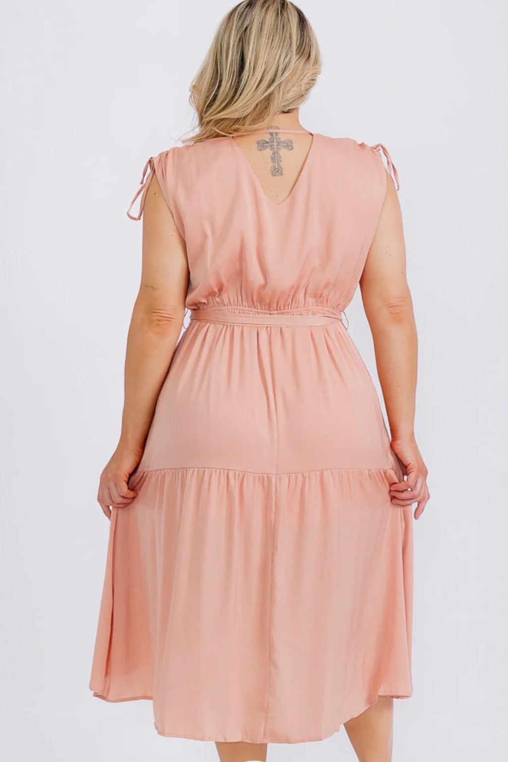 Peach Dress
