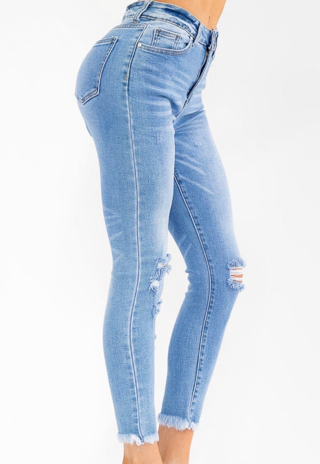 Light Wash Skinny Jeans